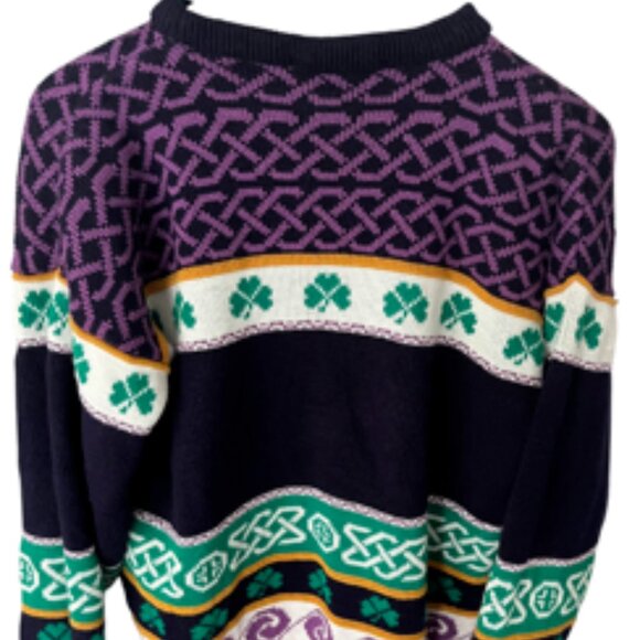 Vintage 90's Wollen Mills Family Company Women's Irish Sweater - Picture 3 of 12